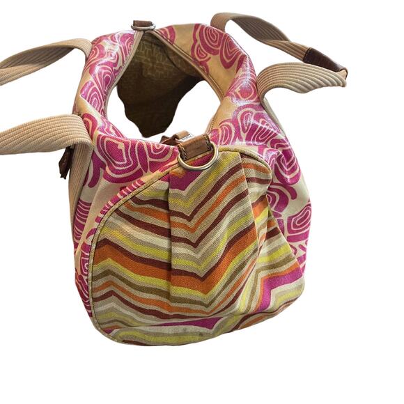 Tas Fossil Keyper Satchel Bag  Swirl Pink - Picture 5 of 9